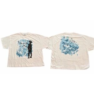 The Cure Robert Smith Graphic Band Tee Shirt Mens 2XL Boys Don't Cry